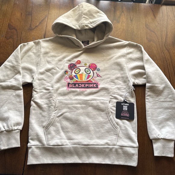 TAKASHI MURAKAMI x BLACKPINK Kaikai Kiki Flower Garden Hoodie XSMALL NWT - Picture 1 of 7
